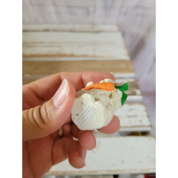 Easter Bunny carrot rabbit spring village accessor - Picture 7 of 7